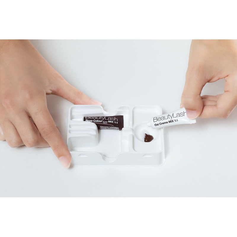 BeautyLash Power-Brow Dye Set Light Brown, Vegan Eyebrow Colour Dyes