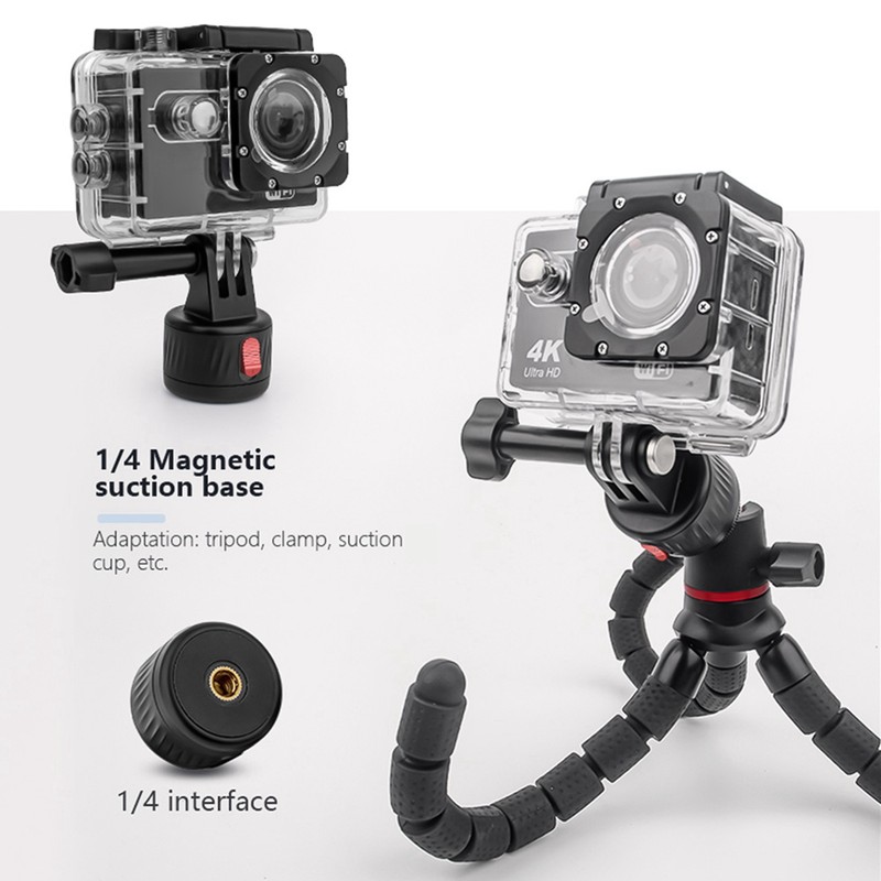 Magnetic Suction Adapter Tripod Adapter Quick Release Base Mount Action