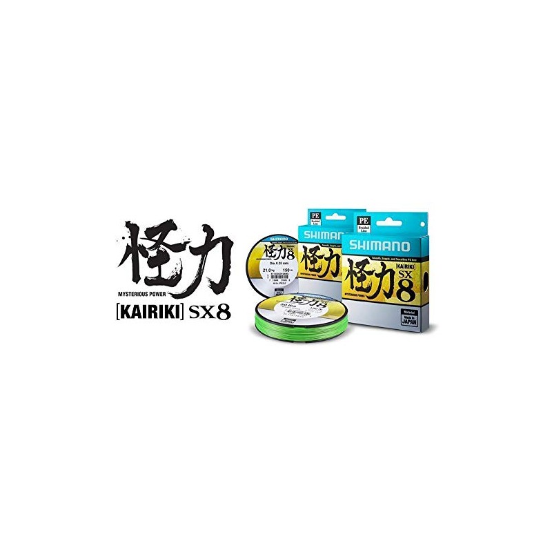 Shimano kairiki PE 0.100 mm, 6.0 kg, 150 m