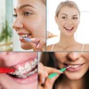 Obidodi 50 Pieces Interdental Brush, Soft Toothpicks Tooth Flossing Head,
