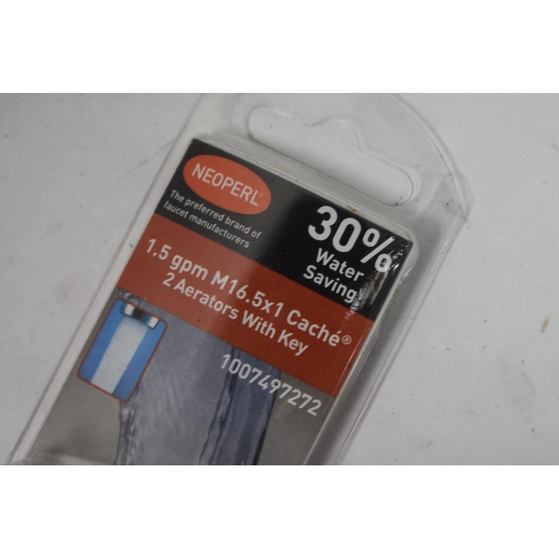 Neoperl Cache Water Saving Aerator w Key Gray 16.5" x