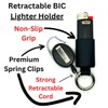 2 Pack of BIC Retractable Lighter Holders for J6 BIC