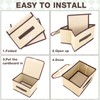 4 Pack Foldable Storage Boxes with Lids, Fabric Fabric Storage