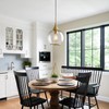 HAHZT Pendant Lights Kitchen Island: Brushed Gold Light Fixture Farmhouse