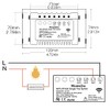 MoesGo Interruptor inteligente 2ª generación WiFi RF433 Smart Touch Wall