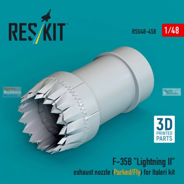 ResKit RESRSU480458U 1:48 ResKit F-35B Lightning II Exhaust Nozzle Parked/Fly