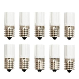 Glow Bulbs FG-1E Set of 10 FG1E FG/1E Glow Starter for 10W - 30W E17 Base (Lighting Tube FG-1EL)