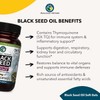 Amazing Herbs Premium Black Seed Oil Capsules - Gluten Free,