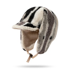 Clakllie Unisex Warme Outdoor Trapper Mütze Winddicht Bomber Fliegermütze Wintermütze mit Ohrenklappen Winter