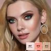 3Pcs Cream Contour Stick Makeup Kit, Shades with Highlighter Stick,