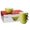 ECODECO Soup Bowls with Handles - Ceramic - Polka Dot