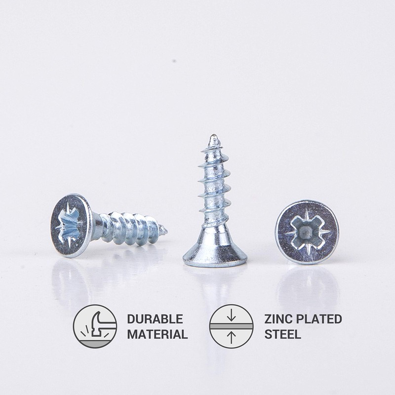 (Pack of 400 pcs) Zinc Plated Steel 4.0 x 16