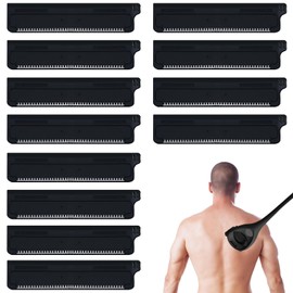 LEKEFETO 12 Stück Ersatzklingen für 2.0 Elite-Rasierer: Rückenhaar und Körperrasierer Ersatzkartuschen, Rasierer für Nassrasierer Herren, Dryglide-Technologie, für 2.0, 3.0 und 2.0 Elite Plus