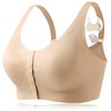 CYTMTZGA Mastectomy Bra Front Closure Seamless Denture Bra with Prosthesis
