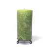 Pear Green Rustic Unscented Pillar Candle - Choose Size -