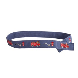 MYSELF BELTS - Firetruck Print Easy Velcro Belt For Toddlers/Kids