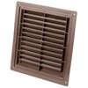 150 x 150 mm Brown Plastic Ventilation Grille – Exhaust