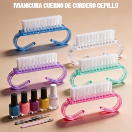 Set de 25 Cepillos para Uñas, Cepillos de Limpieza de Uñas y Pies, Cepillos de Manicura y Pedicura con Mango Ergonómico, Multicolor, para Salón y Uso Personal, para Hombres y Mujeres