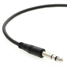 InstallerParts 25 Ft 1/4" Male to Male Stereo Audio Cable (TRS Cable) - Instrument Cable Compatible with Amplifiers, Microphones, and More