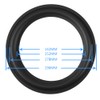 Zerone 2pcs 8inch Perforated Rubber Speaker Foam Edge Surround Rings
