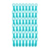 trendfinding 48 Softgrip Softtouch Clothes Pegs (Turquoise)