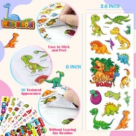 Puffy Stickers - 3D Stickers for Kids - 500+ Cute Stickers Pack, Funny Stickers,Party Favors for Kids,4-12 Year Old Boy Girl Birthday Gift,Preppy Aesthetic Stuff Supplies,Stocking Stuffers for Kids