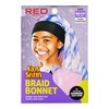 Red by Kiss Kids Satin Braid Bonnet, Comfy Wide Band