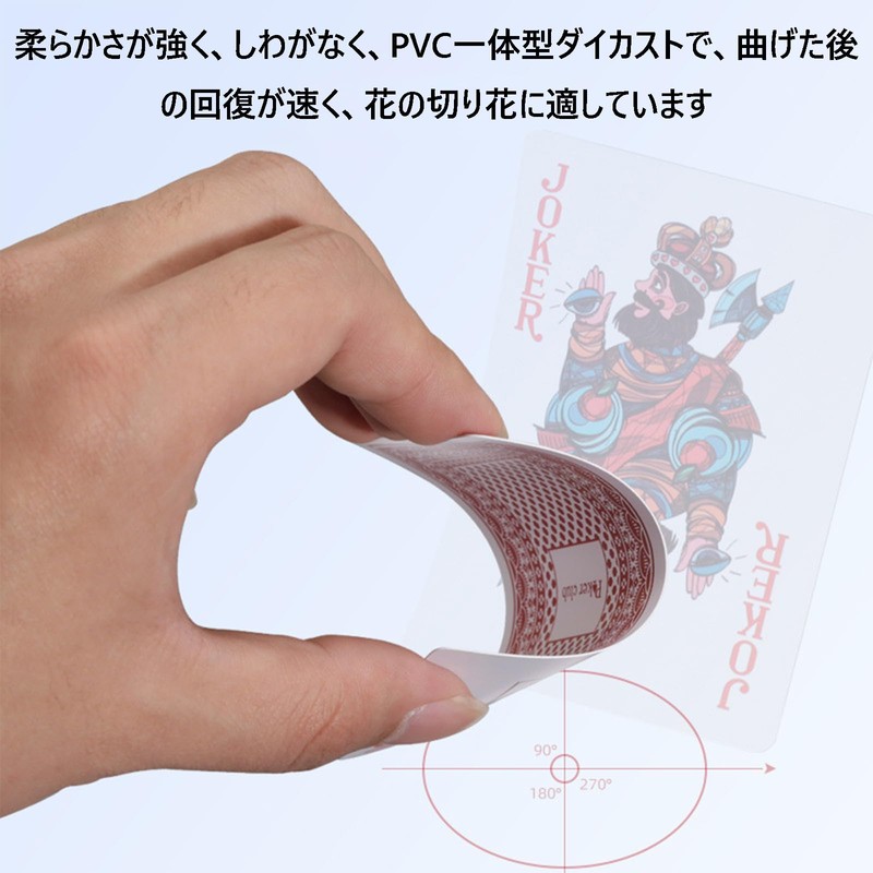 54 Plastic Playing Cards Waterproof Stylish Simple Card Games Party