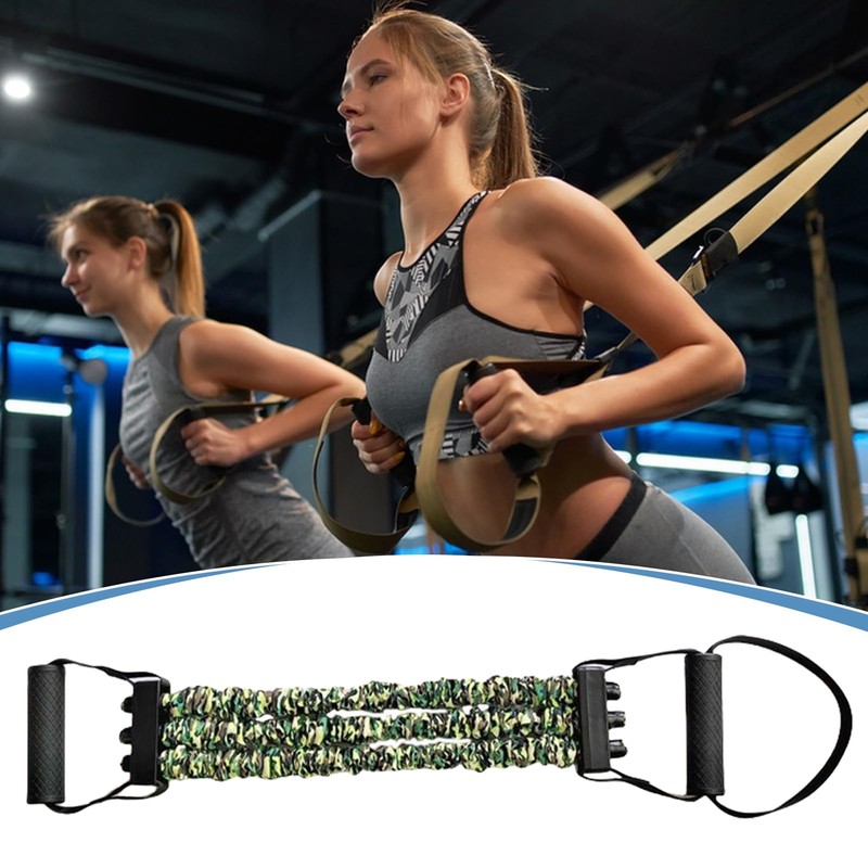 Exercise Stretch Bands | 3-Hole Resistance Stretcher for Body Stretching
