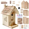 Rioychan DIY Birdhouse Building Kit for Adults, Wooden Bird Houses