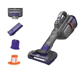 BLACK+DECKER dustbuster furbuster Pet Hair Vacuum with Motorized Pet Hair Brush, Handheld Vacuum Cordless for Home and Car, Rechargeable, Portable, Powerful Suction, AdvancedClean (HHVK515JP07)