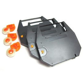 Nakajima Typewriter Model WPT-66 Combo Pack of 3 Ribbns & 3 Correction Tapes