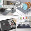 Silicone Dish Drying Mat, Non-Slip Easy Clean Sink Mat Large