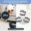 XTPTFABS Stainless Steel Vacuum Side Brush Mount Clips Compatible with