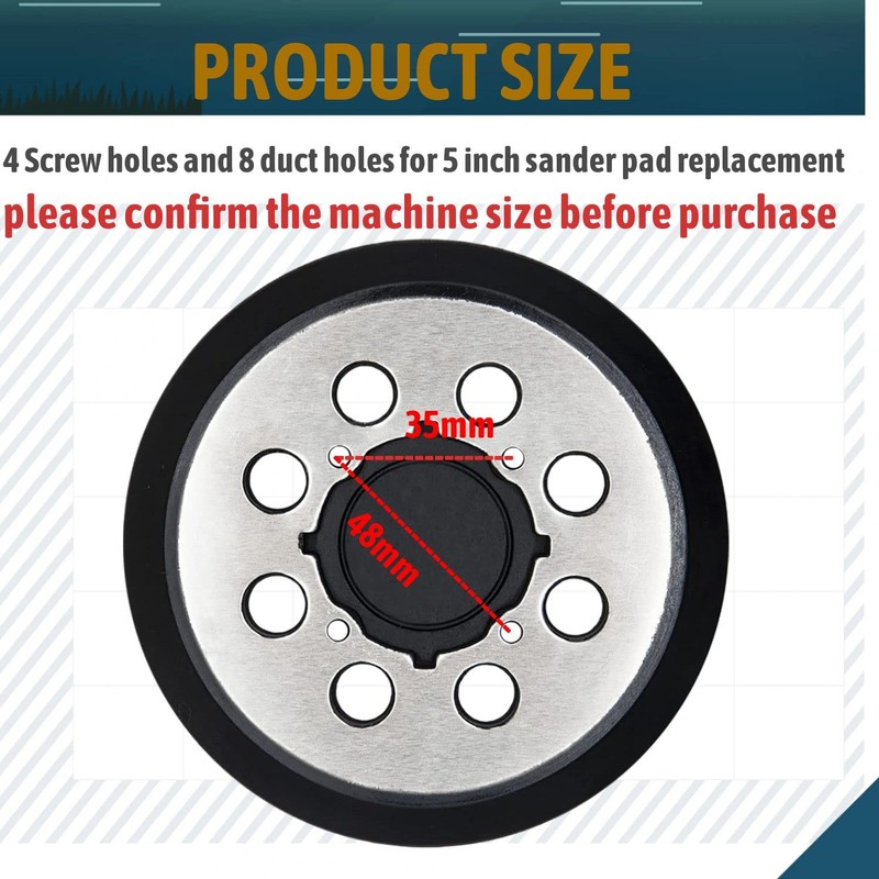 2 Packs for DeWalt DWE64233 & N329079 Orbital Sander Replacement