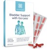Healthspan Bladder Support: 60 Capsules for Bladder Health & Urinary Flow | Go-Less®, Pumpkin Seed, Soy Germ, Vitamins B6, D3 & Zinc | Vegan