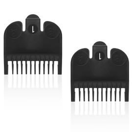 For Wahl Professional #1 Guide Comb Attachment No.1 1/8" (3.0mm) （black）(2 pack)