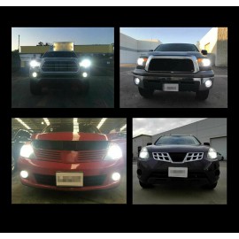 Unbranded 2x 9004 HB1 LED Headlight Bulbs White For Dodge Ram 1500 2500 3500 VAN 1999-2003