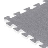 10pcs Cotton Linen Interlocking Carpet Tiles Anti Slip Floor Protection