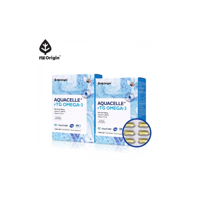 NZ Origin Aquacell rTG Omega-3 30 Capsules / 엔젯오리진 아쿠아셀