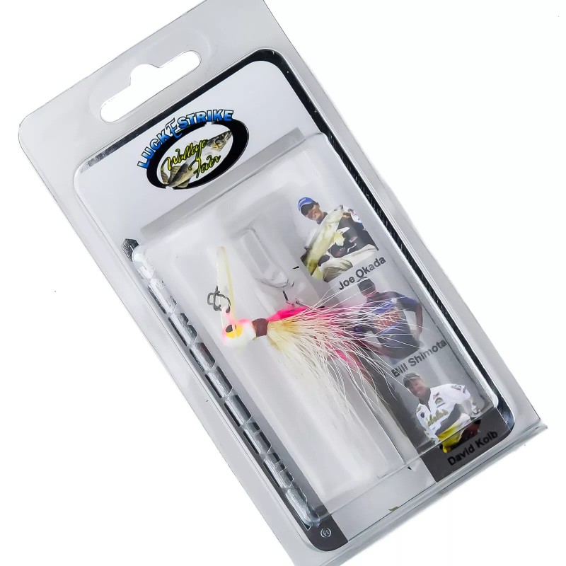 LUCK E STRIKE Walleye Scrounger Bucktail Jig Long Bill 1/8oz