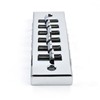 OVSAL Harmonica Tune-O-Matic Guitar Bridge, Solid Brass Electric Guitar Bridge