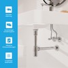 Bächlein Universal cup siphon for washbasins, odour trap with cleaning