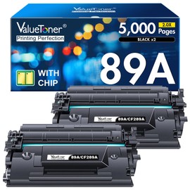 Valuetoner 89A Toner Cartridge Black Compatible Replacement for HP 89A CF289A 89X CF289X for HP LaserJet M507 M507dn M507n M507X M507dng M528 M528dn M528f M528Z M528C Series Printer (2-Pack)