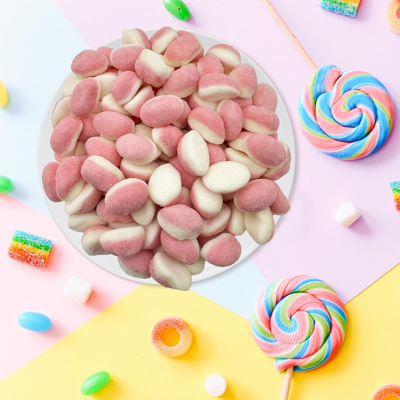 Strawberry Puffy Gummies | 2-Pound Bag | Pink Baby Shower