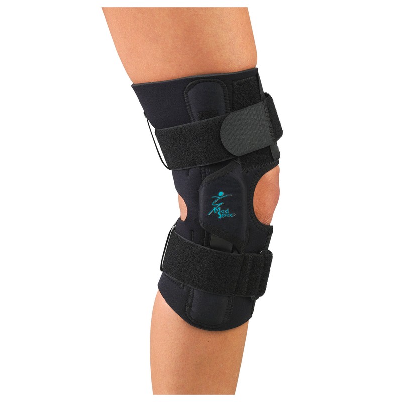 MedSpec Gripper™ 12" Hinged Knee Brace, Neoprene ROM - Small