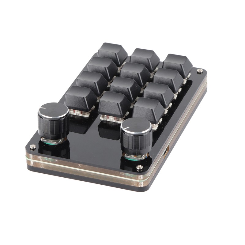 Red Switch Macro Keyboard Plug and Play Ergonomic Customized Knobs