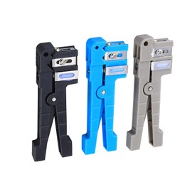 SEIWEI 3 Pieces Fiber Optic Cutter Tool 45-162 & 45-163 & 45-165 Coax Cable Stripper Fiber Optical Buffer Tube Jacket Stripper, Adjustable