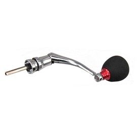 Fishing Reel Handle Metal, Roll Rocker Arm Foldable Reel Handle Reel Button Spinning Reel Replacement, BG 2000-3000 Spare Parts, Red