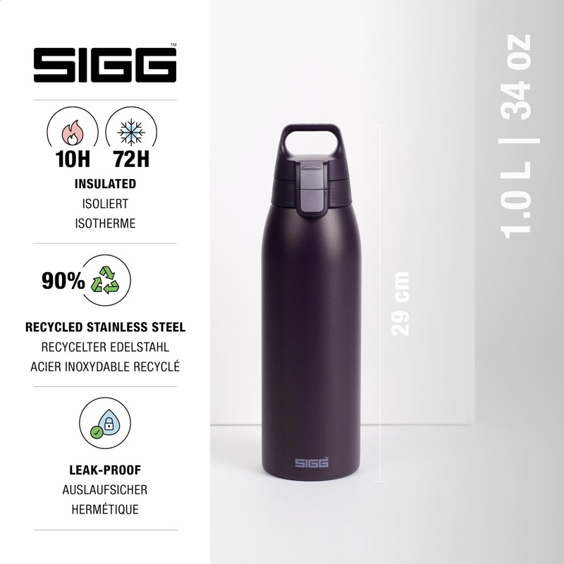 SIGG - Insulated Water Bottle - Shield Therm One Nocturne